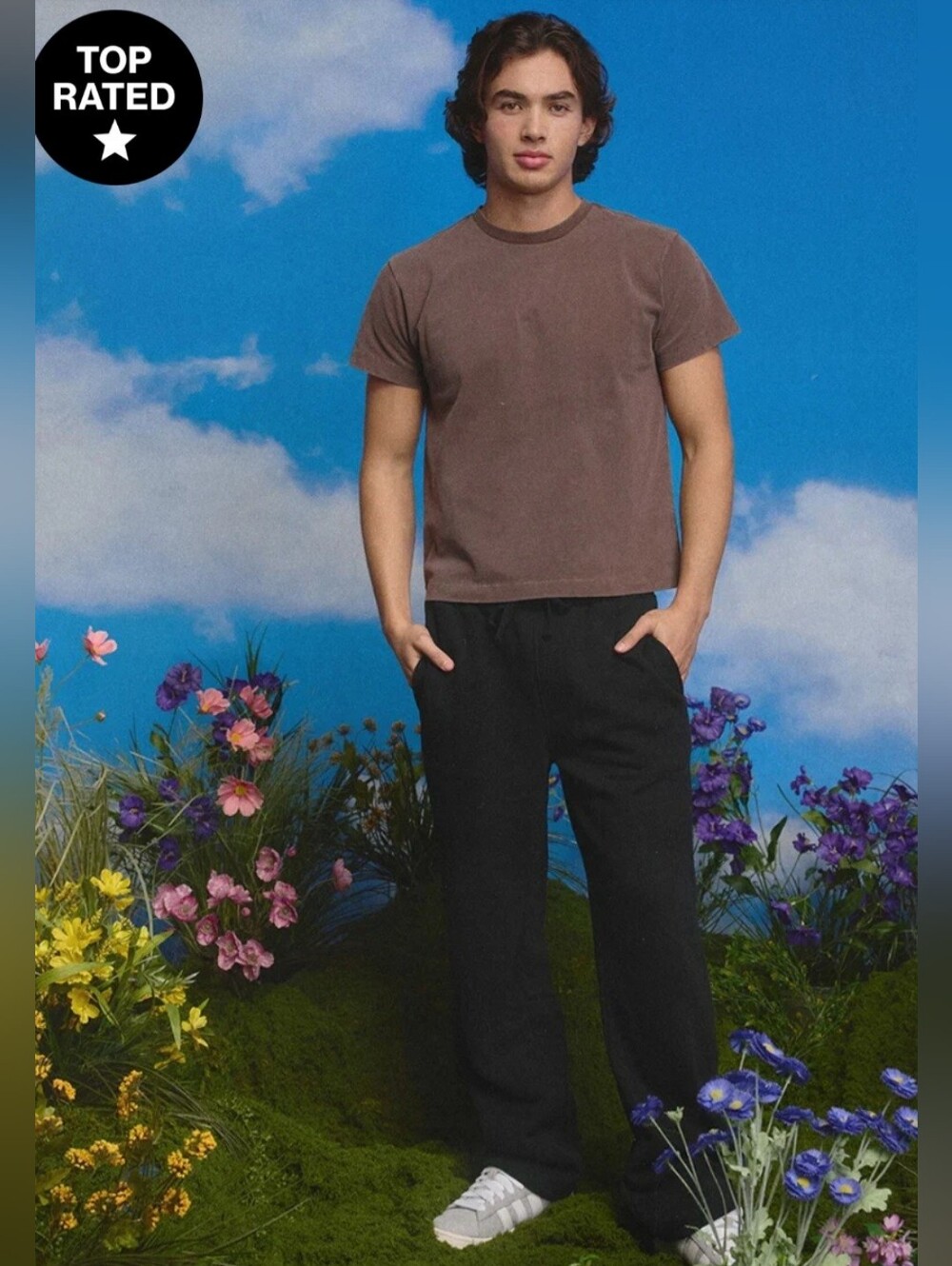 RSQ Loose Relaxed Drawstring Sweatpants W/ Pockets- In Olive Green